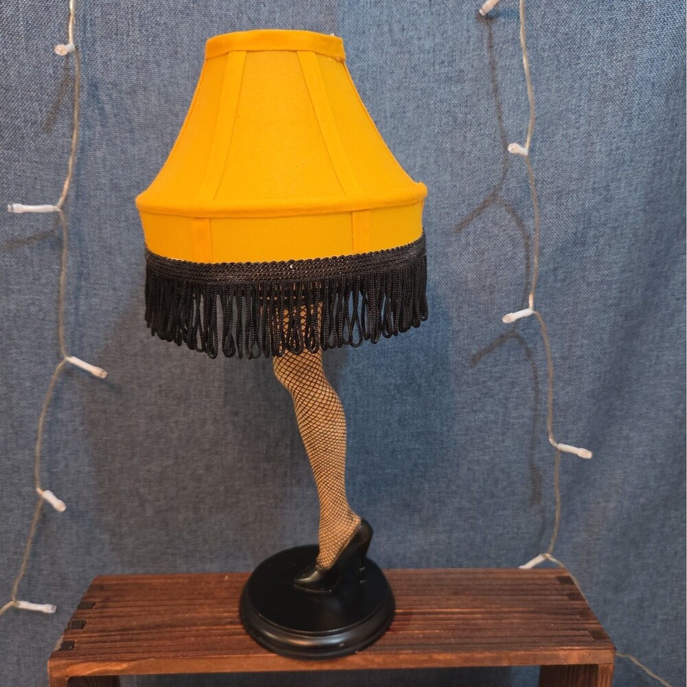 NECA Christmas Story Leg Lamp Tea Light Votive Holder 12" Movie Prop - Picture 14 of 16